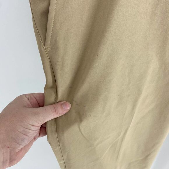 Johnston & Murphy Tan Khaki Golf Sport Trouser Pant Mens 36W 30L - Picture 3 of 7